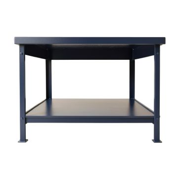 Linden Crest Empty Workshop Workbench - Navy