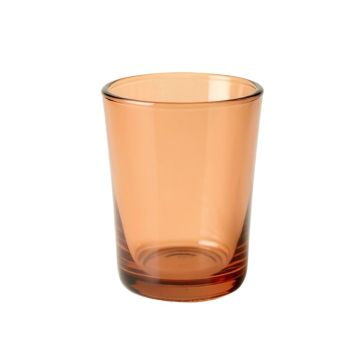 Rowan Crest Empty Candle Holder - Terracotta