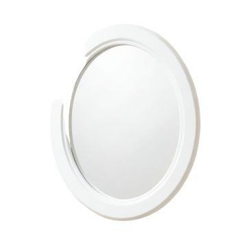 Ash Brook Framed Wall Mirror - White