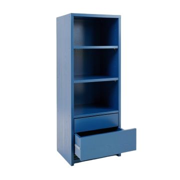Moss Edge Narrow Cubby Tower - Blue