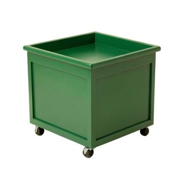 Aspen Bluff Empty Rolling Workshop Cart - Green