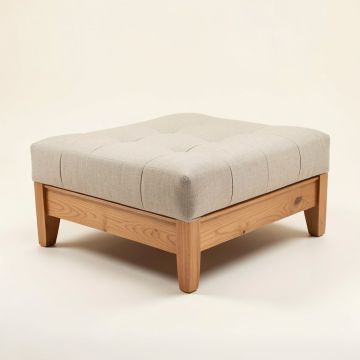 Adilet 16 '' Tufted Standard Ottoman (synthetic illustration; no displayed measurements)