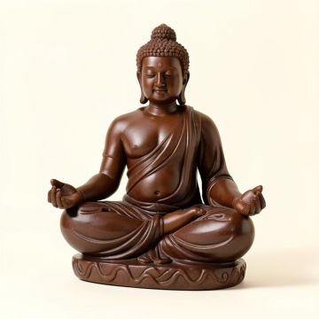 Bagdad Meditating Buddha Gautama Amitabha In Varada Mudra (synthetic illustration; no displayed measurements)