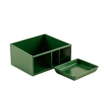 Elm Bend Empty Coffee-Station Organizer - Green