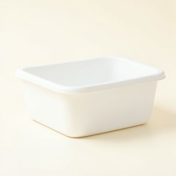 Bay Bluff Empty Storage Basket - White (synthetic illustration; no displayed measurements)