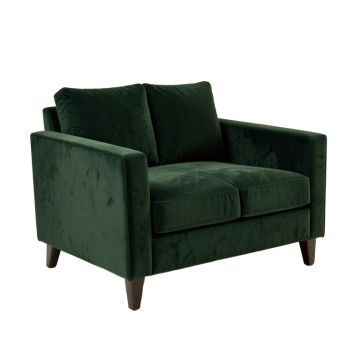 65 '' Square Arm Loveseat With Reversible Cushions
