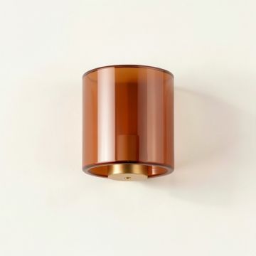 Wren Crossing Wall Sconce Mounted On A Plain Wall - Terracotta (synthetic illustration; no displayed measurements)