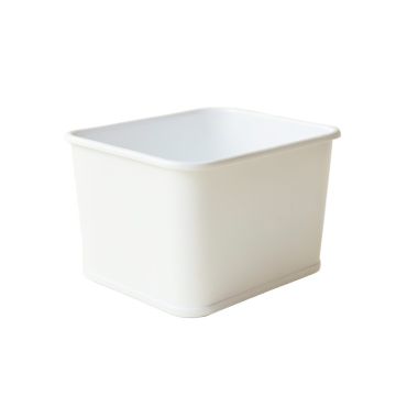 Clay Brook Empty Raised Planter - White