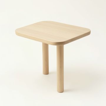 Willow Crossing Compact Balcony Table - Beige (synthetic illustration; no displayed measurements)