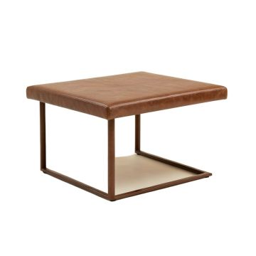 Radersburg Leather Cocktail Table