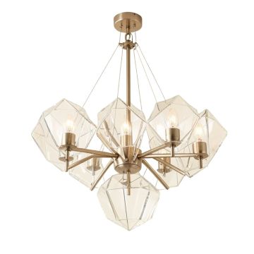 Neerav 6 - Light Unique / Statement Geometric Chandelier