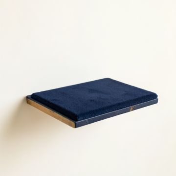 Willow Brook Wall-Mounted Cat Perch - Navy (synthetic illustration; no displayed measurements)