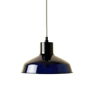 Clay Brook Pendant Light Suspended From One Plain Cable - Navy