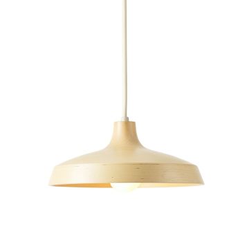Hill Brook Pendant Light Suspended From One Plain Cable - Cream