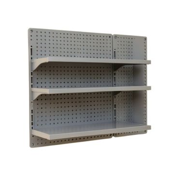Elm Branch Empty Wall-Mounted Tool Organizer Panel - Gray
