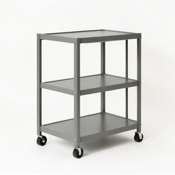 Field Edge Empty Rolling Workshop Cart - Gray (synthetic illustration; no displayed measurements)