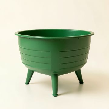 Hill Bend Empty Raised Planter - Green (synthetic illustration; no displayed measurements)