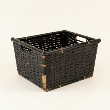 Alder Canyon Empty Storage Basket - Black (synthetic illustration; no displayed measurements)