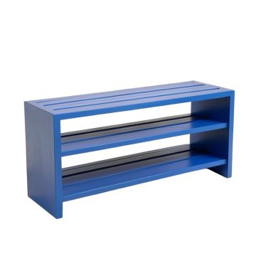 Harbor Bend Shoe Storage Bench - Blue