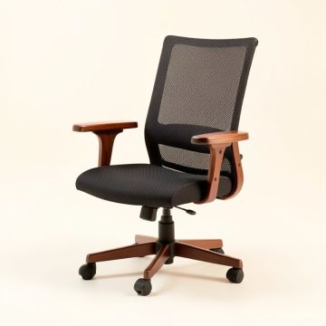 Mesh Ergonomic Drafting Chair (synthetic illustration; no displayed measurements)