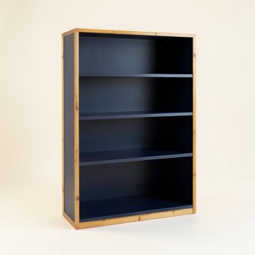 Willow Branch Freestanding Bookcase - Navy (synthetic illustration; no displayed measurements)