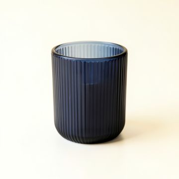 Cedar Canyon Empty Candle Holder - Navy (synthetic illustration; no displayed measurements)