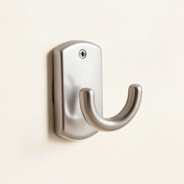Single Stainless Steel Wall Mounted Towel Hook (synthetic illustration; no displayed measurements)