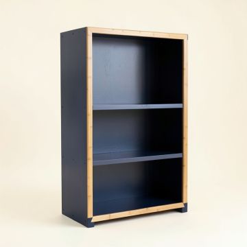 Moss Falls Freestanding Bookcase - Navy (synthetic illustration; no displayed measurements)