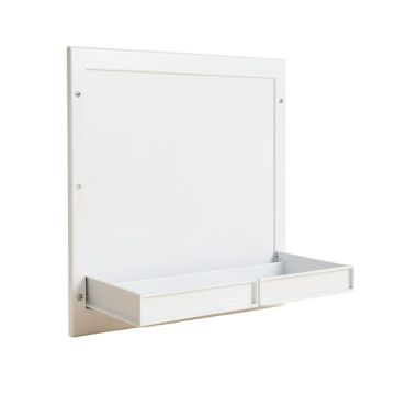 Stone Crest Empty Wall-Mounted Tool Organizer Panel - White