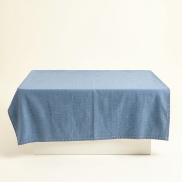 Summit Dell Flat Bed Sheet - Blue (synthetic illustration; no displayed measurements)