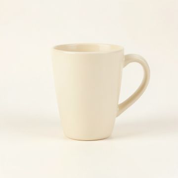 Slate Bend Ceramic Mug - Cream (synthetic illustration; no displayed measurements)