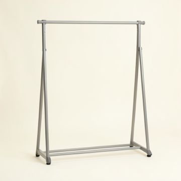 Willow Crest Empty Garment Rack - Gray (synthetic illustration; no displayed measurements)