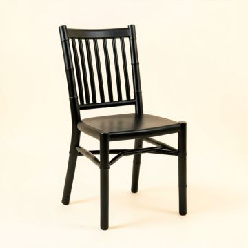 Hazel Dale Dining Chair - Black (synthetic illustration; no displayed measurements)