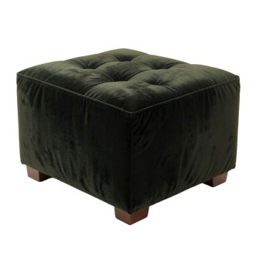 Broughton 34.5 '' Velvet Tufted Square Cocktail Ottoman