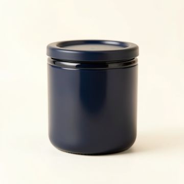 Laurel Branch Storage Canister With Lid - Navy (synthetic illustration; no displayed measurements)