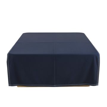 Moss Falls Flat Bed Sheet - Navy