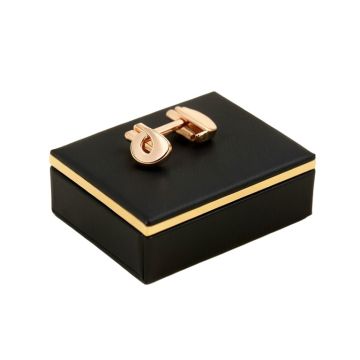 Rose Gold Plated Cufflinks Box