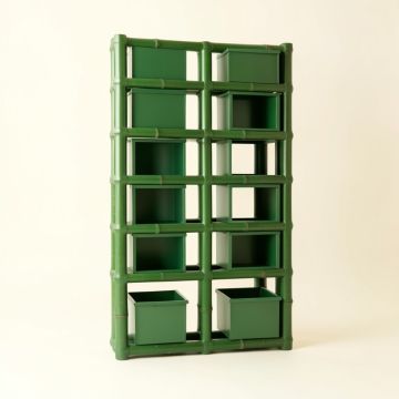 Juniper Branch Empty Vertical Garden Frame - Green (synthetic illustration; no displayed measurements)