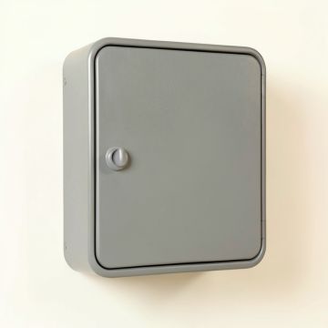 Spruce Branch Wall-Mounted Laundry Cabinet - Gray (synthetic illustration; no displayed measurements)