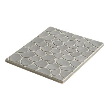 Fan Fish Scale Glazed 3 '' X 4 '' Ceramic Mosaic Tile