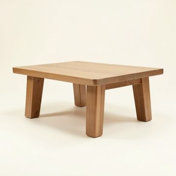 Dorey Trestle Coffee Table (synthetic illustration; no displayed measurements)
