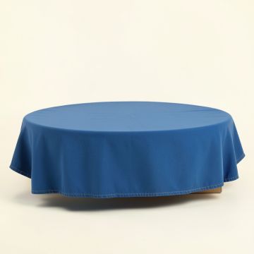 Ash Bridge Flat Bed Sheet - Blue (synthetic illustration; no displayed measurements)