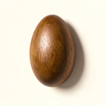 Rooster-Fresh Egg Wood Wall Décor (synthetic illustration; no displayed measurements)