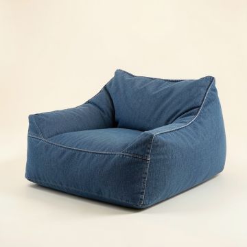 Large Bean Bag Sofa (synthetic illustration; no displayed measurements)