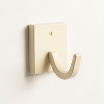 Field Arc Wall-Mounted Robe Hook - Cream (synthetic illustration; no displayed measurements)