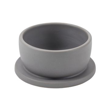 Maple Bend Empty Candle Holder - Gray