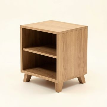 Orava End Table With Storage (synthetic illustration; no displayed measurements)