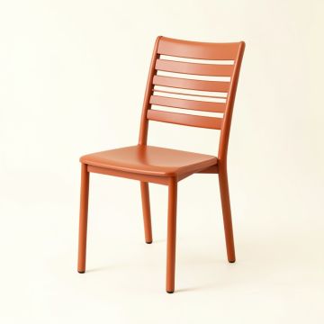 Ridge Bridge Dining Chair - Terracotta (synthetic illustration; no displayed measurements)