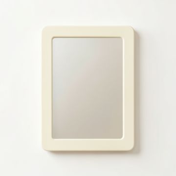 Aspen Bluff Framed Wall Mirror - Cream (synthetic illustration; no displayed measurements)