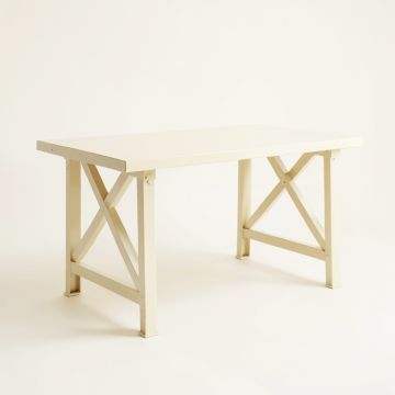 Oak Canyon Empty Workshop Workbench - Ivory (synthetic illustration; no displayed measurements)